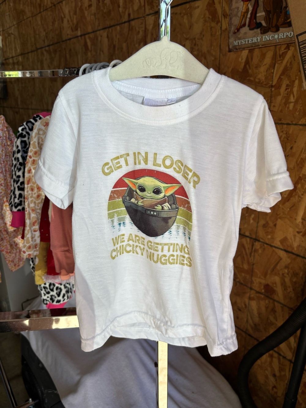 Size 2T Grogu Kids 'Get In Loser' Graphic Tee